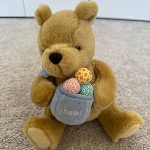 Gund Brown Teddy Bear with Blue Hunny Pouch